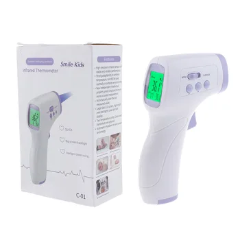 

Ready Stock Medical IR Infrared Thermometer Digital LCD Thermometer Infrared Forehead Body Non-touch Baby Adult Temperature Tool