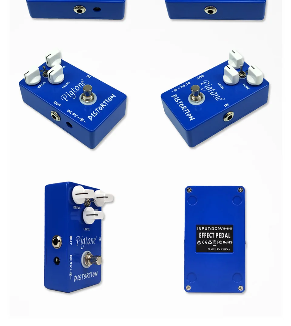 Pigtone PP-04 искажения гитары педаль эффектов Акустическая Электрогитара аксессуары эффекты Педали реальные bypas