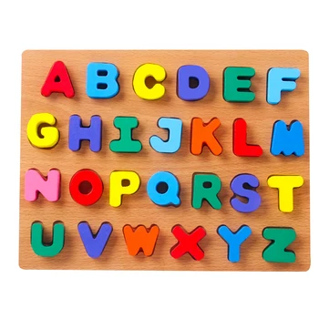 

Kindergarten Language Early Learning Memory For Toddlers Alphabet Jigsaw Board Wooden Educational Toys Intelligence Development