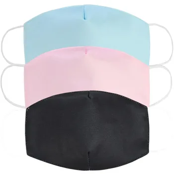 

White Protective Mouth Mask Summer Cotton Face Mouth Masks Washable Reusable Windproof Mouth-muffle Unisex WindProof Mask