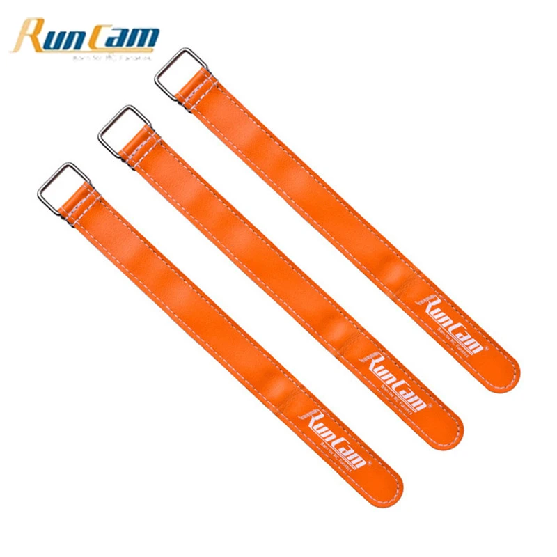 

3PCS 250*16mm Orange RunCam Lipo Battery Strap for RC Quadcopter Multicopter FPV Racing / Racer Drone DIY Spare Parts Accs