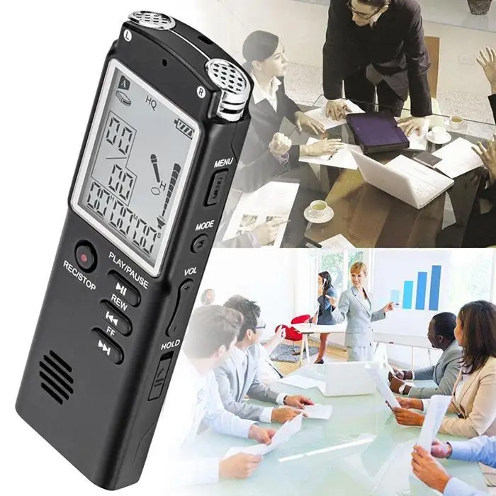 HD Digital Voice Recorder USB Intelligent 720min Noise Reduction 10m lithium battery 8GB Recorder Not supported