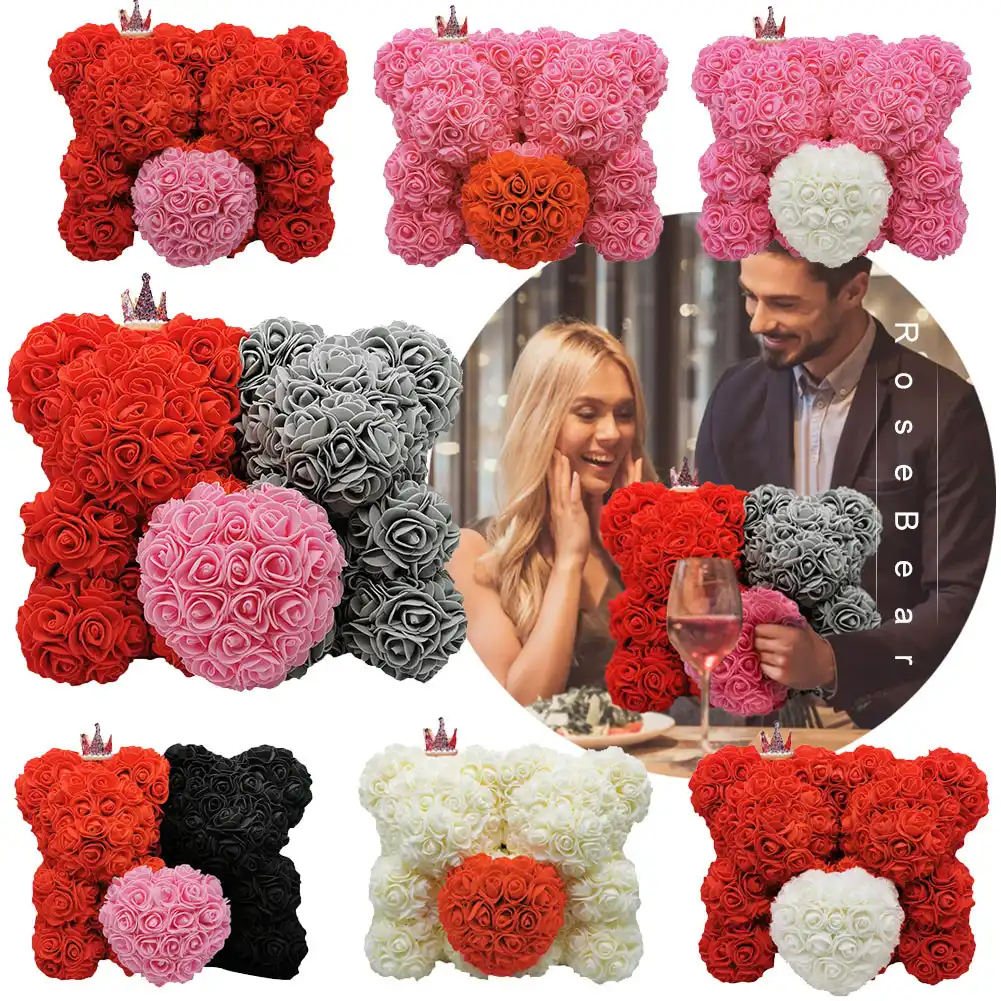 mothers day rose bear