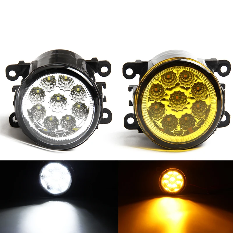 

Magic ColorM 2PCS Car Styling H11 Halogen Fog Lamp LED Fog Lights DRL For Mitsubishi L200 OUTLANDER 2 PAJERO 4 GALANT Grandis