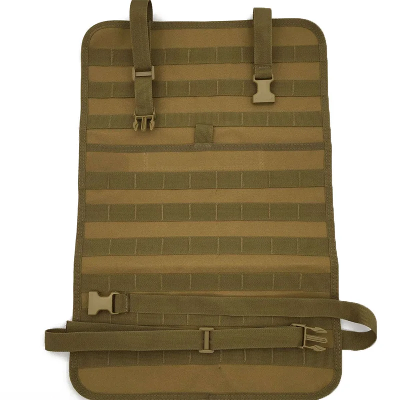 Universal Tactical MOLLE Car Seat Back Organizer military MOLLE Panel Vehicle Seat Cover Protector 