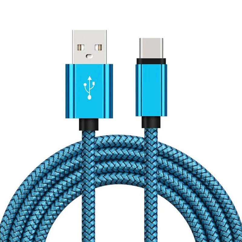Зарядный кабель USB Type C для Samsung Galaxy S8 S9 A8 2018 A80 A50 A5 A7 2017 1/2 метра длинный мобильный