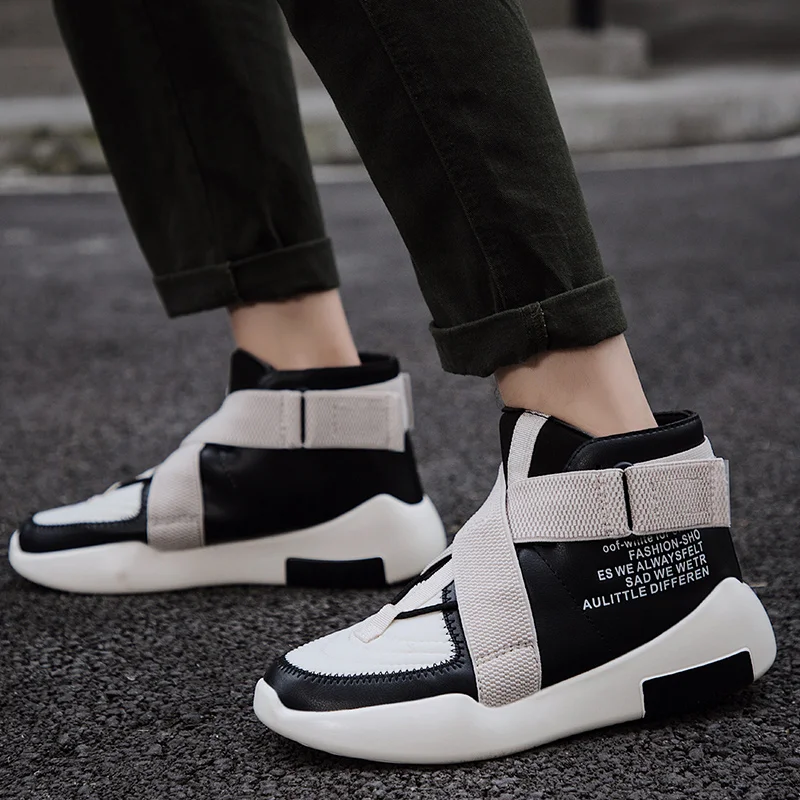 

Fashion Casual Shoes Sneakers Spring High Top Trend Man Shoes Brand Comfortable Breathable Waterproof Walking Bascktball Shoes