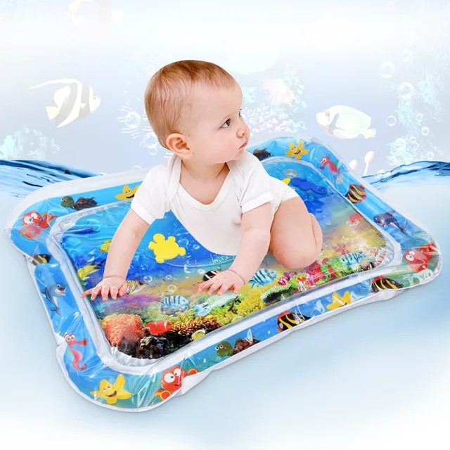 $US $12.22  Baby Kids Water Play Mat With Little Foam Fish Tummy Baby Infant Play Mat Time Toddler Activity Pla