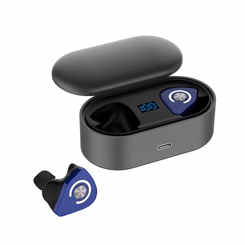 Type c 5 0 Earphones Bluetooth Earphone Wireless Earphone TWS Headset Stereo Earbuds Sport Bloototh LED Display With Mic