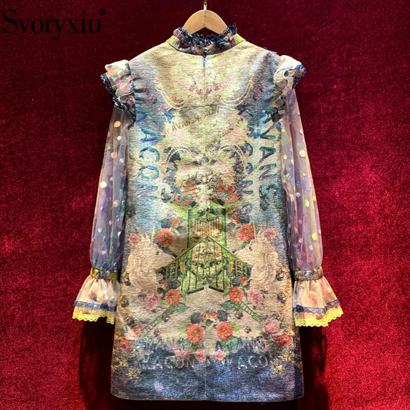 Svoryxiu Designer Vintage Autumn Winter Party