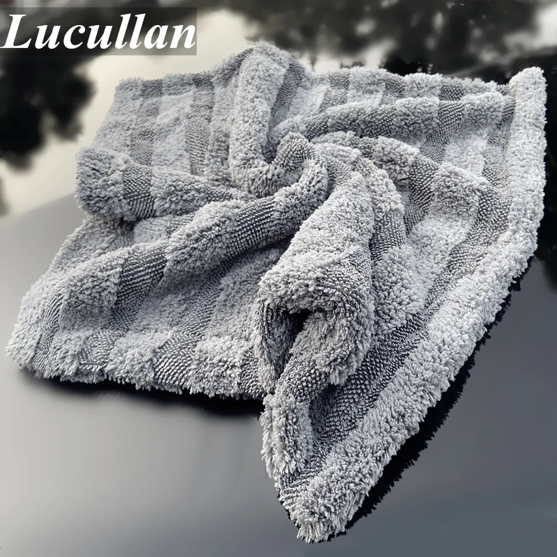 Lucullan – serviette de séchage en microfibre, avec boucle hybride