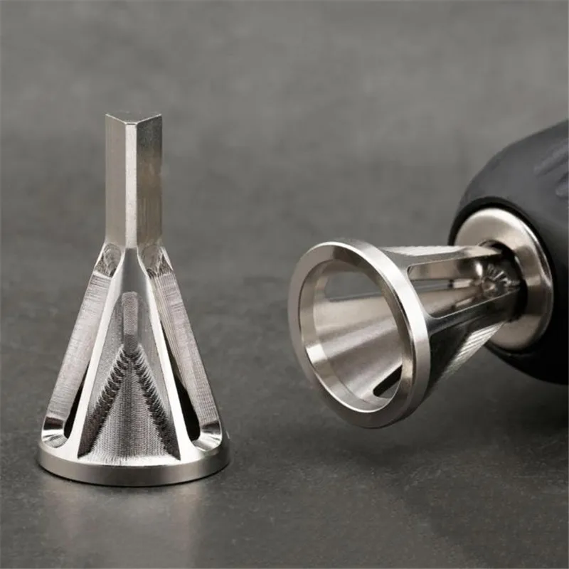 1PC Deburring External Chamfer Tool Silver Hex shank deburring external chamfer tool