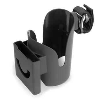 

New 2 in 1 Stroller Cup Holder + Phone Holder Universal Cup Holder Rack for Pushchair Wheelchair