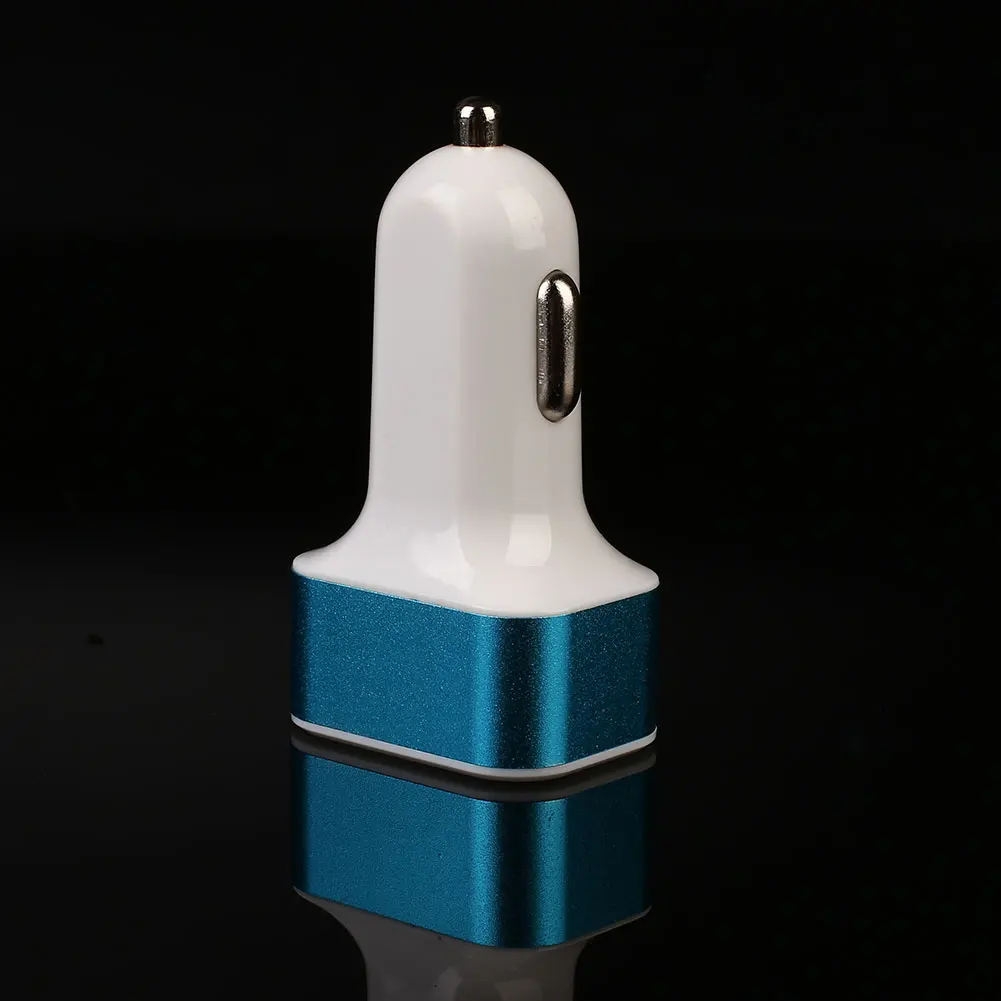 Автомобильный прикуриватель, DC12-24V питания, двойной USB, 3 порта, разветвитель, зарядное устройство
