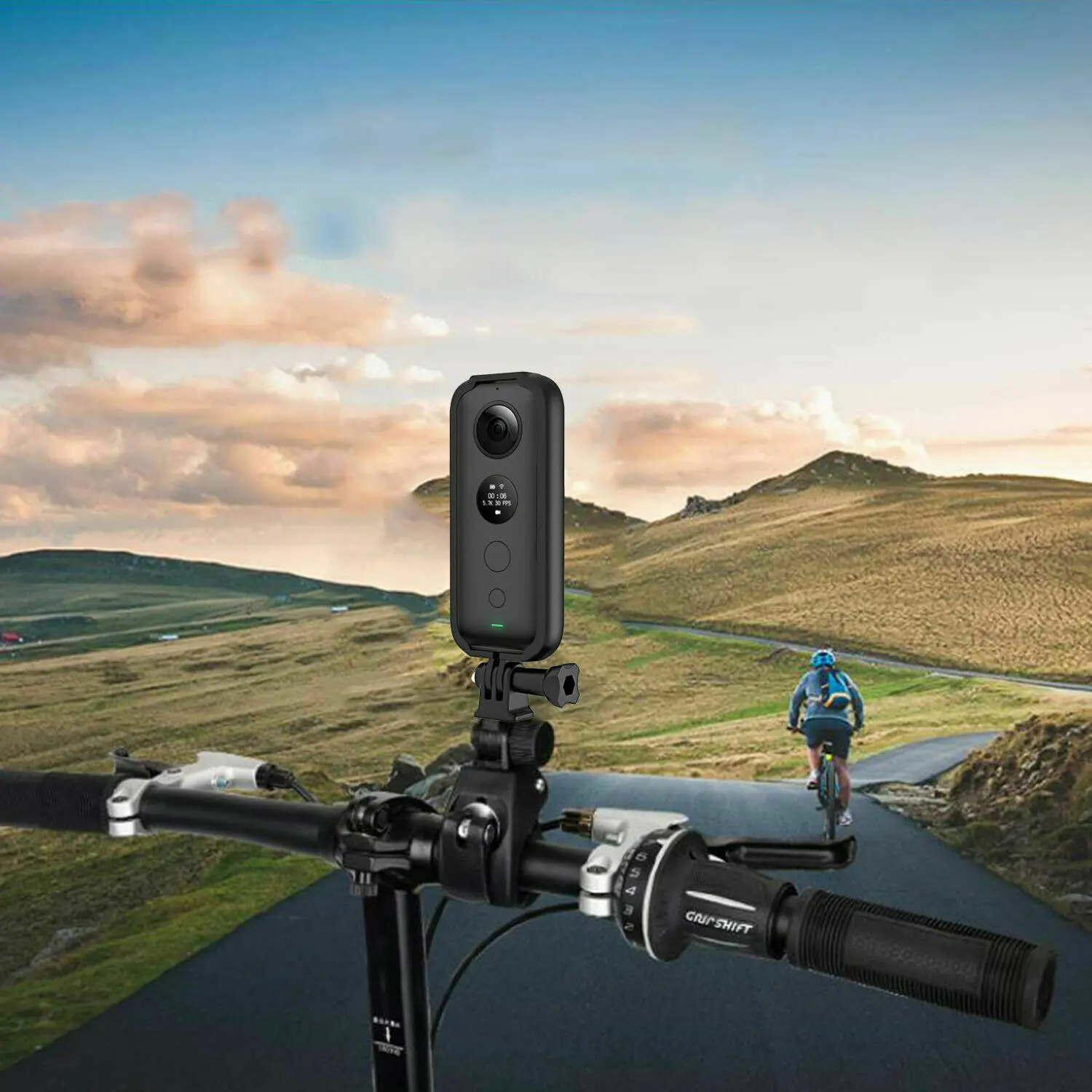Боковая Защитная стандартная рамка для Insta 360 One X Action camera На мотоциклетный шлем кронштейн адаптер