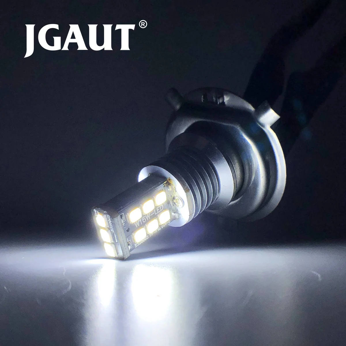 JGAUT супер светодиодный H4 туман светильник лампочка 3258 15 SMD белые Автомобильные противотуманные фары 12V 24V 6000K белая дневные ходовые лампы авто с can-bus