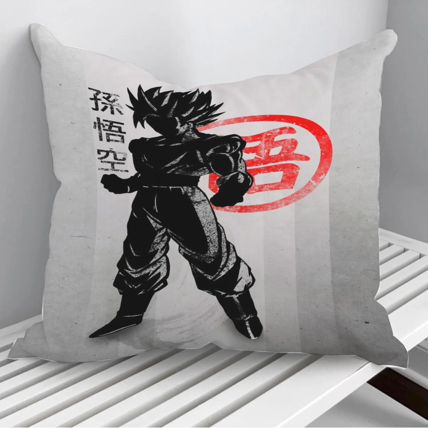 Crimson Goku Pillowcase Decorative Sofa Cushion Case Bed Pillow Cover Home Decor Car 45*45cm | Дом и сад