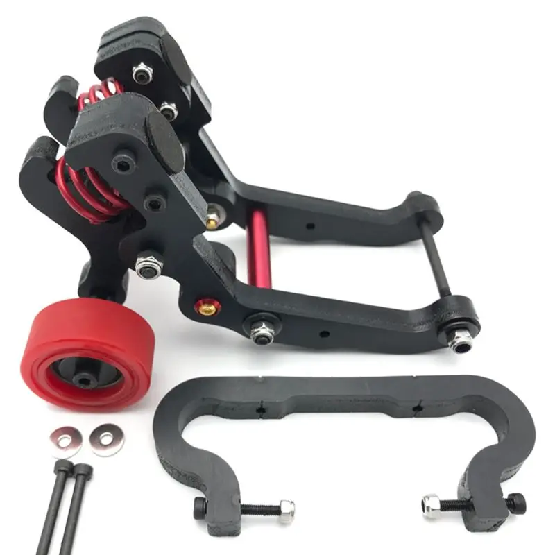 

for CEN Reeper QL RC Part Rise Spring Head Wheelie Bar with 2 Wheel Kit R9UE