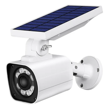 

Led Solar Power Wall Light Motion Sensor Outdoor Garden Yard Decor Simulation Monitoring Security Lamp Solar Lamp Lighting