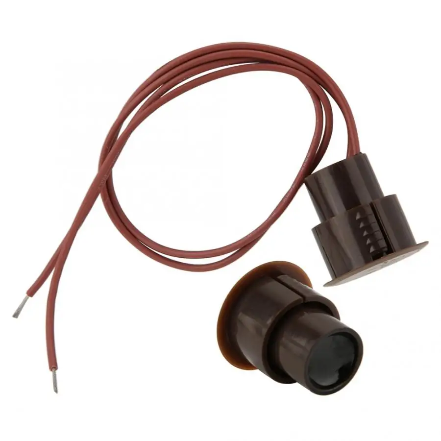 

Wired NC Type Magnetic Alarm Door Window Contact Sensor Detector Reed Switch Magnetic Contact Alarm