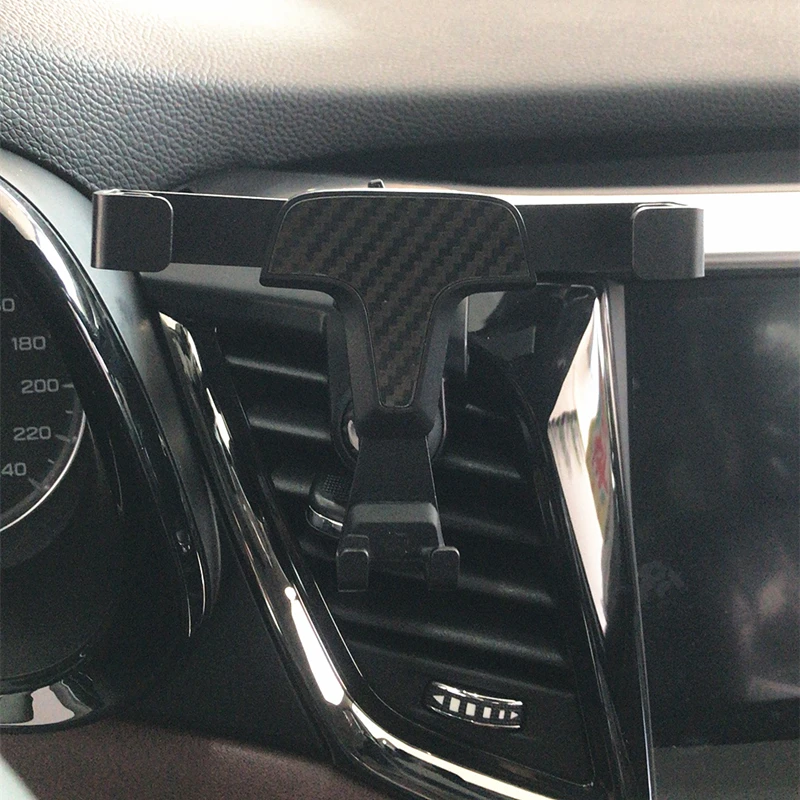

Gravity Car Air Vent Outlet Dashboard Mobile Cell Phone Holder Reaction Clip Mount Aromatherapy Cradle GPS For Trumpchi GS8 2017