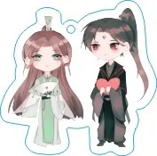 3-1 Мультфильм мразь злодей самосберегающая система брелок Sheng Qingqiu Luo Binghe акриловый брелок милые забавные модные ювелирные изделия новинки - Цвет: 3-1