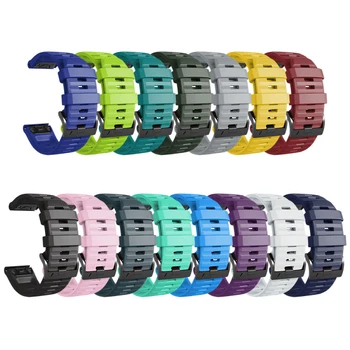 

15colors TPU Strap for Garmin fenix6 Watchband Sports Strap Silicone Watch band Bracelet Replacement Band Accessories TXTB1