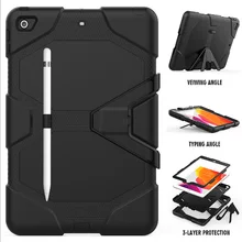 Для iPad 10,2 7th Gen чехол Водонепроницаемый Шок Грязь Снег пескозащитный Экстремальный военный ударопрочный чехол для телефона для iPad 10,2