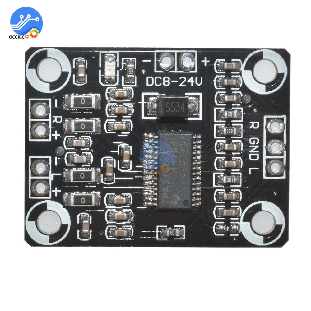 TPA3110 2X15W 3A цифровой аудио стерео модуль усилителя мини бинауральные контроллер DC