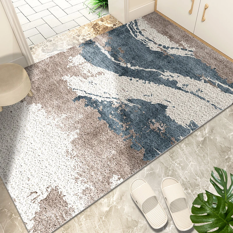 Alfombra de PVC antideslizante para puerta de entrada de Casa Nórdica, tapete para porche, interior, se puede cortar, patrón personalizado, tapetes puerta de pasillo cocina|Alfombra| - AliExpress