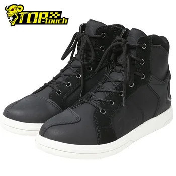 

SCOYCO 2020 Motorcycle Boots Waterproof Motorcycle shoes Men Microfiber Leather Moto Motocross Riding Boots Motorbike Shoes