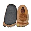 2022 Chunky Men Warm Paw Slippers Unisex Size 36-45 Creative Faux Fur Shoes Man Designer Bigfoot Indoor Shoes ► Photo 2/6