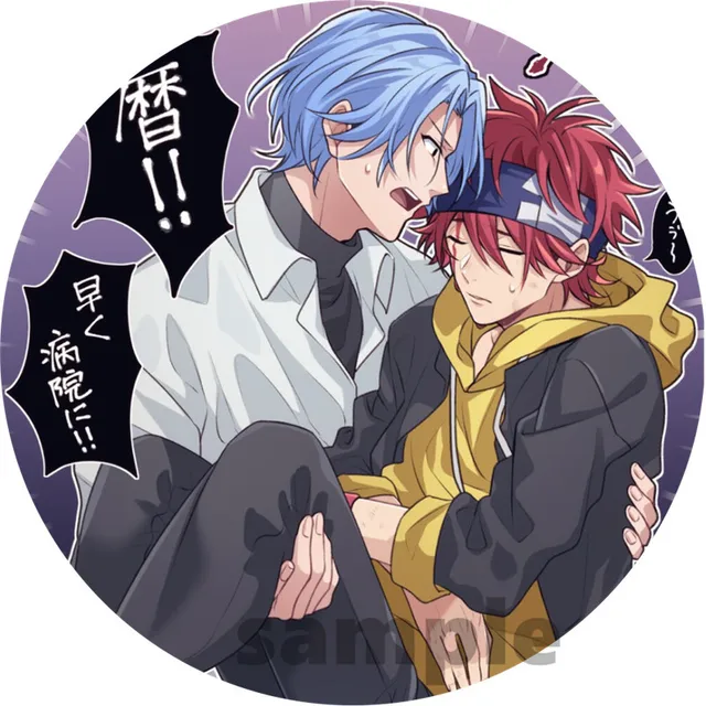 Anime SK8 The Infinity Cosplay Badge Miya RekI Snow Cherry Blossom Brooch Pin Accessories For Clothes Backpack Decoration gift 23