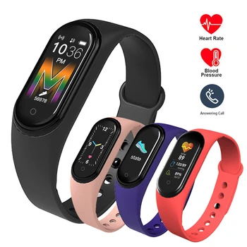 

M5 Smart Band Fitness Tracker Watch Smarthwatch Bracelet Heart Rate Blood Pressure Bluetooth Call/Music Band Health Wristband