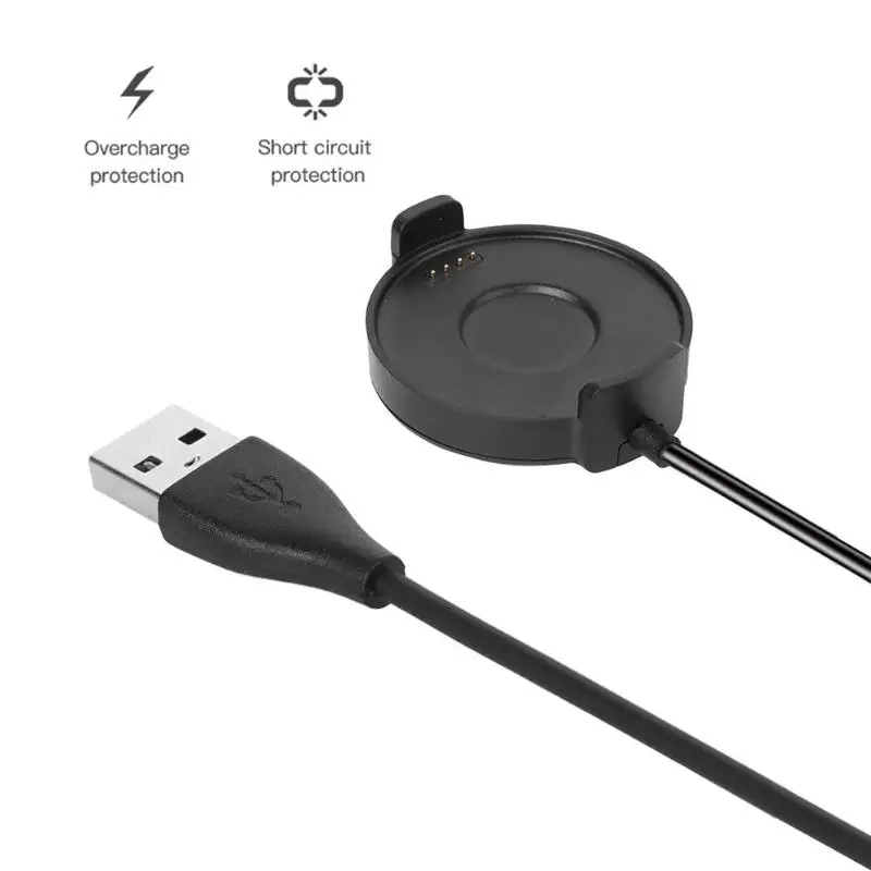 1 м USB кабель для передачи данных и зарядки для TicWatch Pro Bluetooth зарядное устройство для умных часов сменный USB зарядка подставка для кабеля док-станция