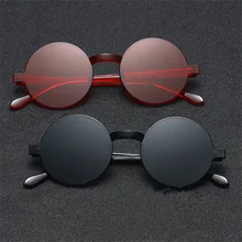 XojoX винтажные Круглые Солнцезащитные очки для женщин, модные брендовые дизайнерские солнцезащитные очки без оправы, мужские женские очки ярких цветов, UV400