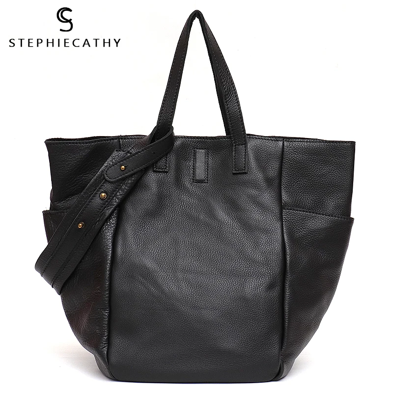 SC Брендовая женская винтажная кожаная сумка через плечо роскошная из