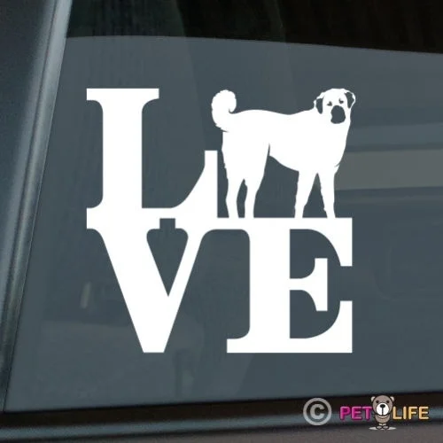 Наклейка Love Anatolian Shepherd штамповочный станок из винила-парка наклейка на компьютер