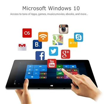 

Android + Windows 10 Tablet PC 10.1 Inch Display Quad Core CPU 2GB RAM 32GB Wi-Fi Bluetooth Micro SD Card Slot 3.5 mm EU Plug