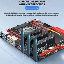 

PCIE SATA Expansion Card Computer Hardware PCIE 4X To 16-port SATA3.0 Expansion Card For Windows 7/8/10/Vista/7/8 (32/64 Bit)