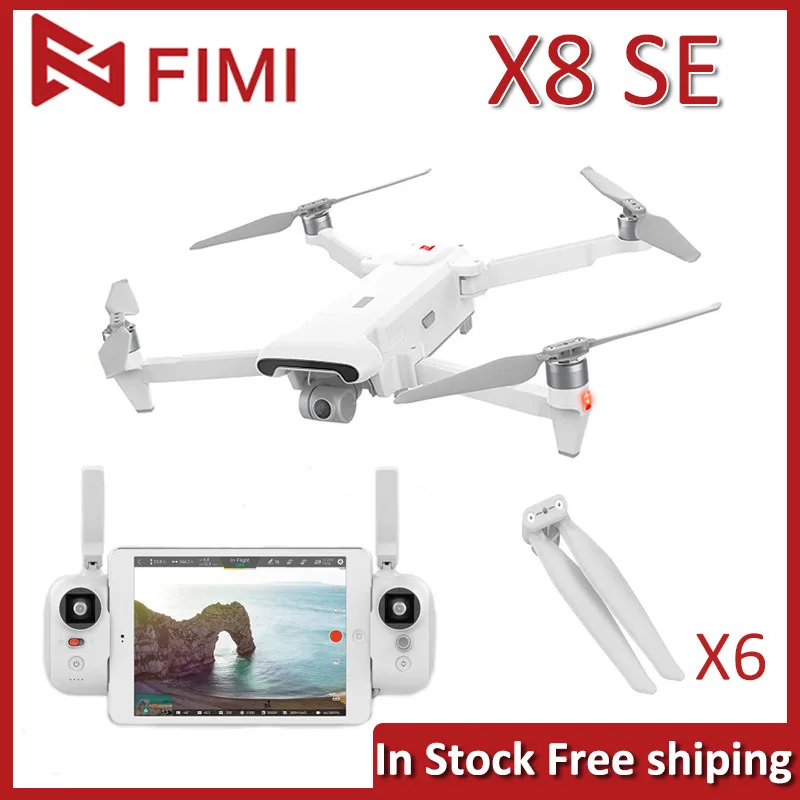 

New Arrival Original FIMI X8 SE Camera Drone 5KM FPV 3-axis Gimbal HD4K Camera GPS 33 mins Flight Time RC Drone Quadcopter RTF