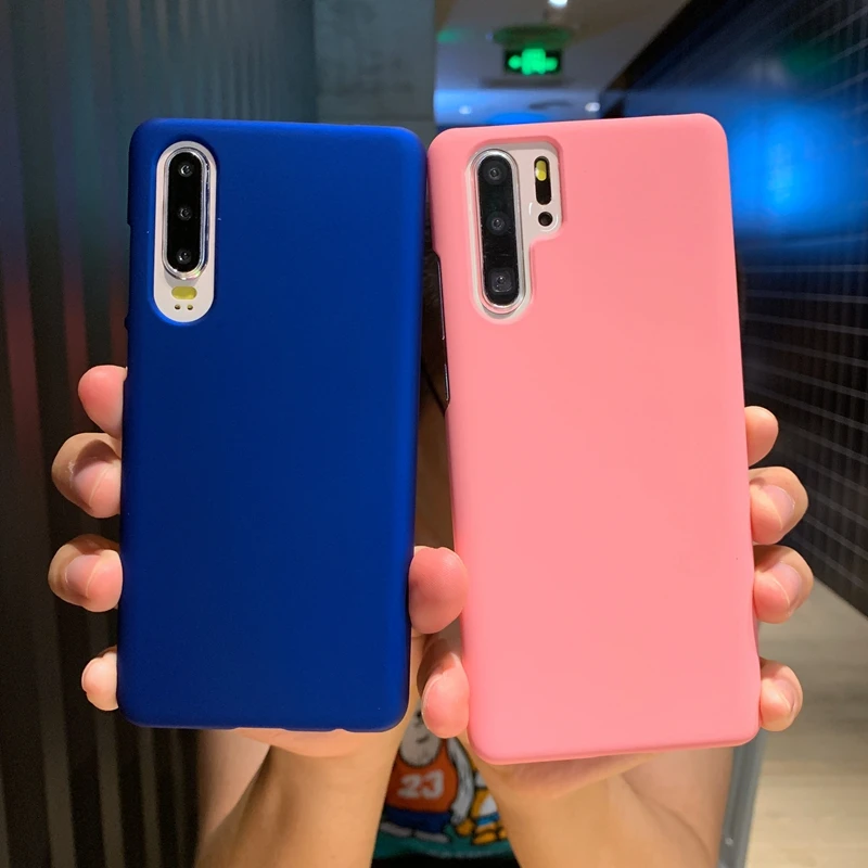 Candy Plain Color Matte Hard Plastic PC Case Cover For Huawei P20 P30 Mate 10 20 Nova 3 3i Honor Lite Pro 8X 10i 20i Coque |