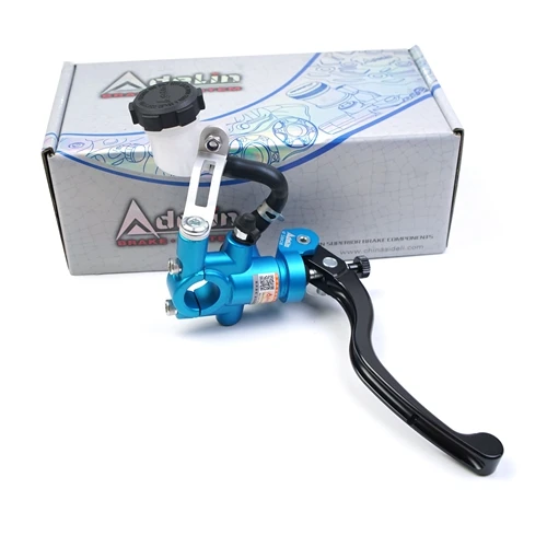 Piston 19mm 19RCS Radial Mounting Brake Clutch Lever Moto Hydraulic Master Cylinder 22mm 7/8" Racing Bike Pitbike CBR1000 Z1000 - Color: Blue Right