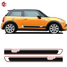 2 Pcs Side Stripes Stickers MINI GP Style Body Decal For MINI Cooper S F56 One JCW 2014-present Exterior Accessories