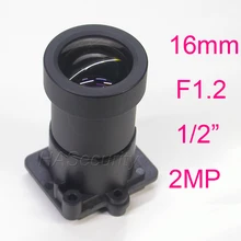 Star Light F1.2 apiure 16 мм объектив 2MP 1/" формат для датчика изображения IMX327, IMX307, IMX290, IMX291 Модуль платы блока программного управления камеры