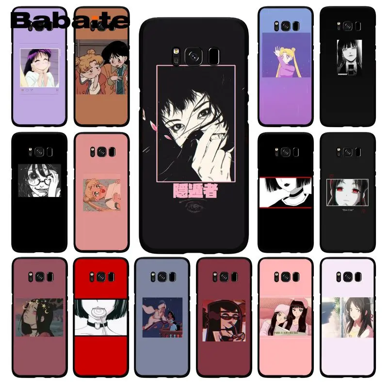 Babaite Aesthetic Girl Wallpapers Phone Case For Samsung Galaxy S10e S7 Edge S9 S8 S10plus S6 S10lite S10e S20 20plus 20ultra Half Wrapped Cases Aliexpress