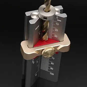 

Woodworking Height Gauge Limit Ring Installation Aid Drill Depth Angle Measurer 37MD
