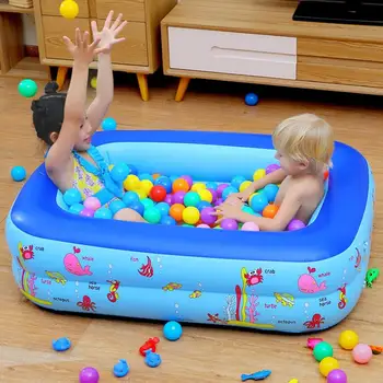 

Family Inflatable Swimming Pool Household Garden Backyard Outdoor Toys Summer Kids Paddling Pools Floats A