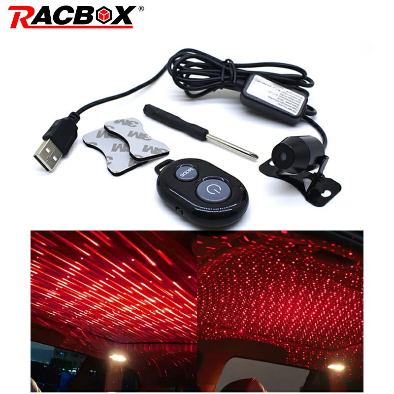 

Car USB LED Atmosphere Ambient Star Light DJ RGB Colorful Music Sound Lamp Interior Decorative Light for Home on Christmas 2019
