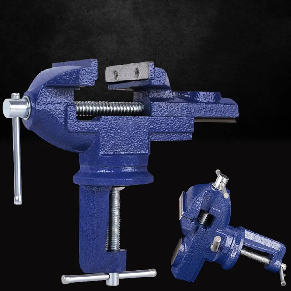 Vice Steel with Bench Mount Clamp Workshop Shed Tools Vice with Clip
